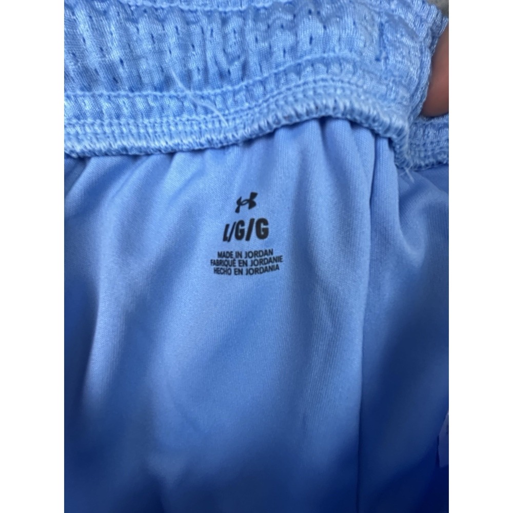 Under Armour UA Loose Fit Icon Mesh Shorts Mens Size Large Light Blue 1383355 - Picture 6 of 7